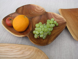 Hand carved dishes